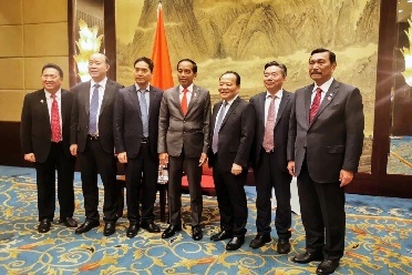 印尼总统佐科会见中国2024欧洲杯押注总裁张毓强